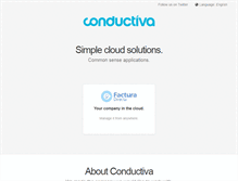 Tablet Screenshot of conductiva.com